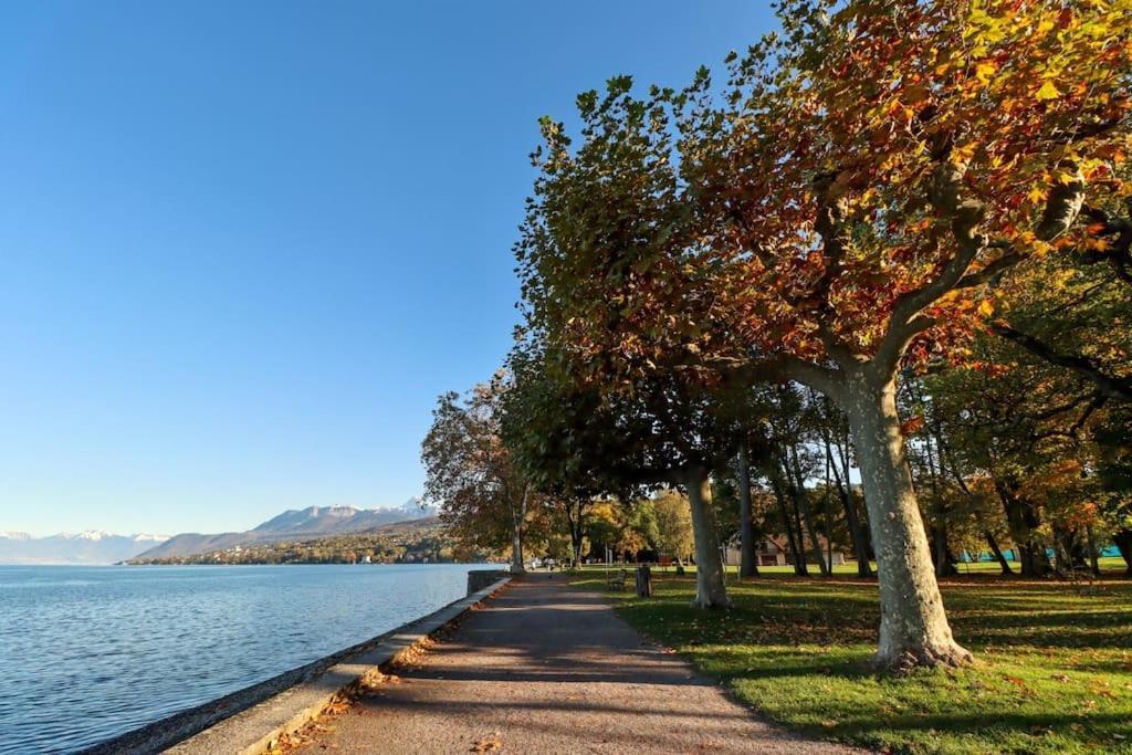 L'Escale Du Leman Apartment Publier ภายนอก รูปภาพ